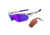 Oakley Radarlock Edge Womens Sunglasses Polished White Frame, Violet Iridium Vented and VR28 Vented Lens OO9183-06