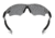 Oakley Radarlock Path Sunglasses Polished White Frame, Black Iridium Polarized &amp; Clear Lens-OO9181-44