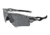 Oakley Radarlock Path Sunglasses Polished White Frame, Black Iridium Polarized &amp; Clear Lens-OO9181-44