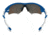 Oakley Radarlock Path Sunglasses Sky Blue Frame, Sapphire Iridium &amp; Black Iridium Lens-OO9181-46