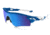 Oakley Radarlock Path Sunglasses Sky Blue Frame, Sapphire Iridium &amp; Black Iridium Lens-OO9181-46