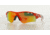 Oakley SI Radarlock Path Progressive Prescription Sunglasses OO9181-918124-38 - Lens Diameter 38 mm, Frame Color Blood Orange