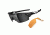 Oakley Radarlock Pitch Polished Black Frame w/ Black Iridium Lenses Men's Sunglasses OO9182-01