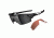 Oakley Radarlock Pitch Mens Sunglasses Polished Black Frame, Black Iridium and VR28 Lens OO9182-10