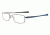 Oakley Rotor 2.0 55mm Brushed Chrome/Navy Blue Eyeglass Frames w/ Blank Lenses OX3063-0555L