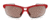Oakley RPM Squared Sunglasses RPM Squared Redline/VR28 Bk Ird Frame, VR28 Black Iridium Lens-OO9205-15
