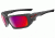 Oakley Scalpel Dark Grey Frame w/ +Red Iridium Lenses Sunglasses OO9095-04