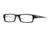 Oakley Servo Eyeglasses Frame 106609-55 - Satin Black/White Frame, Clear Lenses