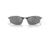 Oakley SI Whisker Sunglasses, Matte Black Frame, Prizm Black Polarized Lens, OO4141-0760