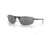 Oakley SI Whisker Sunglasses, Matte Black Frame, Prizm Black Polarized Lens, OO4141-0760