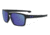 Oakley Silver Foldable Sunglasses Matte Black Frame, Violet Iridium Polarized Lens-OO9246-07