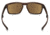 Oakley Silver Foldable Sunglasses Matte Dark Amber Frame, Tungsten Iridium Polarized Lens-OO9246-05
