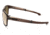 Oakley Silver Foldable Sunglasses Matte Dark Amber Frame, Tungsten Iridium Polarized Lens-OO9246-05
