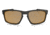 Oakley Silver Sunglasses Matte Black Frame, Bronze Polarized Lens-OO9262-08