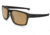 Oakley Silver Sunglasses Matte Black Frame, Bronze Polarized Lens-OO9262-08