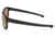 Oakley Silver Sunglasses Matte Black Frame, Bronze Polarized Lens-OO9262-08