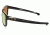 Oakley Silver Sunglasses Polished Black Frame, 24K Iridium Lens-OO9262-05