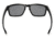 Oakley Silver Sunglasses Polished Black Frame, Black Iridium Polarized Lens-OO9262-09