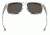 Oakley Silver Sunglasses Polished Clear Frame, Sapphire Iridium Lens-OO9262-06