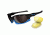 Oakley Split Jacket Sunglasses, Polished Blk Frame, OO Blk Irid Lens, Polar OO9099-13