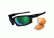 Oakley Split Jacket Sunglasses, Polished Black Frame, Jade Irid Lens OO9099-14
