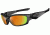 Oakley Straight Jacket Dark Grey Frame w/ Fire Iridium Polarized Lenses Sunglasses 24-123