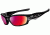 Oakley Straight Jacket Sunglasses, OO Red Iridium Polarized Lens, Polished Black Frame 26-236