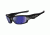 Oakley Straight Jacket Polished Black Frame w/ DeepBluePolarized Lenses Sunglasses 24-019