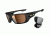 Oakley Style Switch Mens Sunglasses Polished Black Gold Text Frame, Tungsten Iridium and Black Iridium Lens OO9194-05