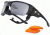 Oakley Style Switch Sunglasses, Matte Black Frame, Warm Grey and Persimmon Lenses OO9194-11