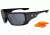 Oakley Style Switch Sunglasses, Matte Black Frame, Persimmon and Polarized Grey Lenses OO9194-12