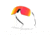 Oakley Sutro Lite S Sunglasses, Matte White, PRIZM Ruby, PRIZM Ruby, OO9496-0234