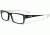 Oakley Tailspin Eyeglasses, Satin Black/White, 57.5 mm OX1099-0455