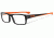 Oakley Tailspin Eyeglasses, Satin Black/Orange, 57.5 mm OX1099-0555
