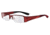 Oakley Testimony 49mm Garnet Eyeglass Frames w/ Blank Lenses OX5044-0449