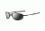Oakley Tightrope Sunglasses, Pewter Frame, Black Irid Lens, Polarized OO4040-02