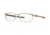 Oakley Tincup Eyeglass Frames 318407-52 - Powder Satin Chrome Frame, Clear Lenses