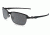 Oakley Tinfoil Carbon Sunglasses Satin Black/Steel Frame, Black Iridium Polarized Lens-OO6018-02
