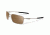 Oakley Titanium Square Wire Mens Sunglasses, Titanium Frame, Titanium Iridium Polarzied Lens OO6016-01