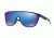 Oakley TRILLBE OO9318 Sunglasses 931808-34 - Matte Translucent Blue Frame, Sapphire Iridium Lenses