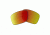 Oakley Turbine Polarized Replacement Lenses, Ruby Iridium, ROO9263CB 2145