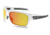 Oakley Turbine Sunglasses - Men's, Polished White Frame, Fire Iridium 63 mm Lenses, OO9263-04
