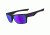 Oakley TwoFace Mens Sunglasses Matte Black Frame, Violet Iridium Lens OO9189-08