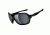 Oakley Underspin Sunglasses, Polished Black Frame, Grey Lens, Polarized OO9166-07