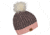 Obermeyer Tucson FF Pom Beanie - Girls, Pink Sand, One Size, 38016-21050-ONE SIZE
