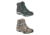Oboz Lynx Mid B-DRY Hiking Boot - Womens, Black/Aqua, Morel Brown