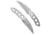 Ocaso Ocaso Duo Desk Knife Fixed Blade Wharncliffe Knife 2.5" Satin Stainless Steel, Silver, Stainless Steel, adult, BHQ-201452