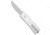 Ocaso Ocaso Lucent Mini CA Legal OTF Automatic Knife Aluminum 1.9" Satin 18LMS, Gray, Bohler M390, adult, BHQ-212746