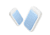 Ocoopa UT4 Young Plus Hand Warmer Rechargeable, Blue on White, UT3056-BU-WH-Plus