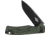 Oknife Mettle Button Lock OD, OKNMETTLEODG